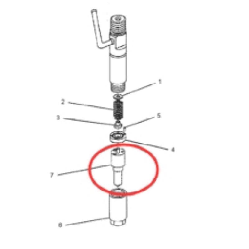 Compatible avec Aftermarket Caterpillar 212-8609 Buse de pulvérisation de carburant pour excavateur Caterpillar 311C 312C