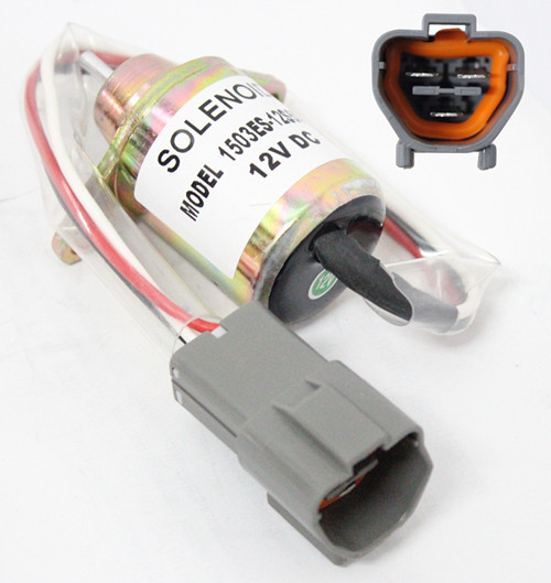 Compatible avec Solénoid 1503ES-12S5SUC12S 119233-77932 119233-66511 31-122 Moteur Yanmar TB235 3TNV88-BPTB2 ; HYUNDAI R55-5,R60-5