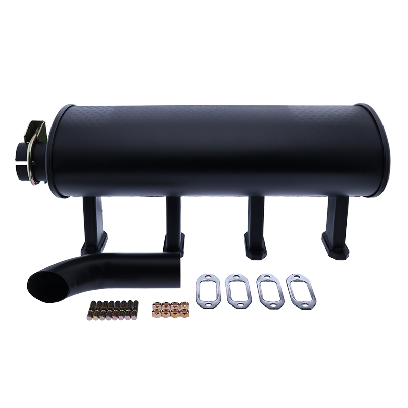 Optimisé pour Deutz 912 913 914 Moteur 4 cylindre - Kit silencieux d'échappement 04191237