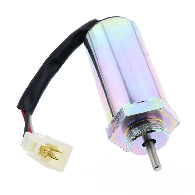 Compatible avec Hitachi Excavator EX35U EX27U EX50U12V Stop Soléno?de 8973295680 MV1-81 3LD1 3LD2 4LE1 3LB1 4LB1 EX35U,EX27U,EX50U