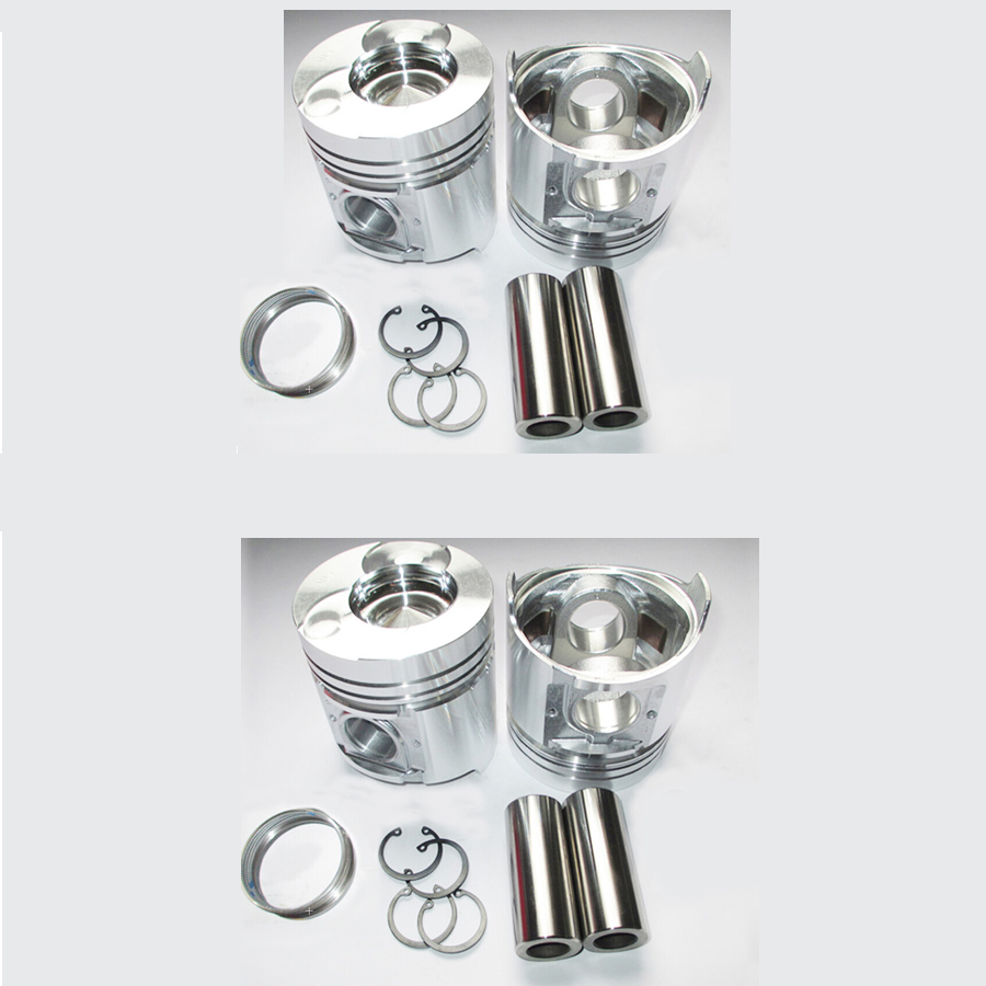 Compatible avec le chargeur de roue Komatsu WA50-6 Yanmar Moteur 4TNV88 Komatsu Moteur 4D88E 4D88E-6 4D88-6 Piston Kit avec ensemble de bagues YM129005-22080 YM129005-22500 YM12900422080 YM12900422500