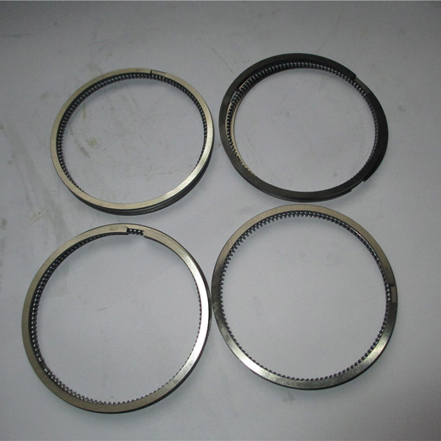 Compatible avec le chargeur de roue Komatsu WA75-3 WA85-3 Yanmar Engine 4TNE98 Komatsu Engine 4D98E Piston Ring 4 Unités 1 Set WA75-3,WA85-3