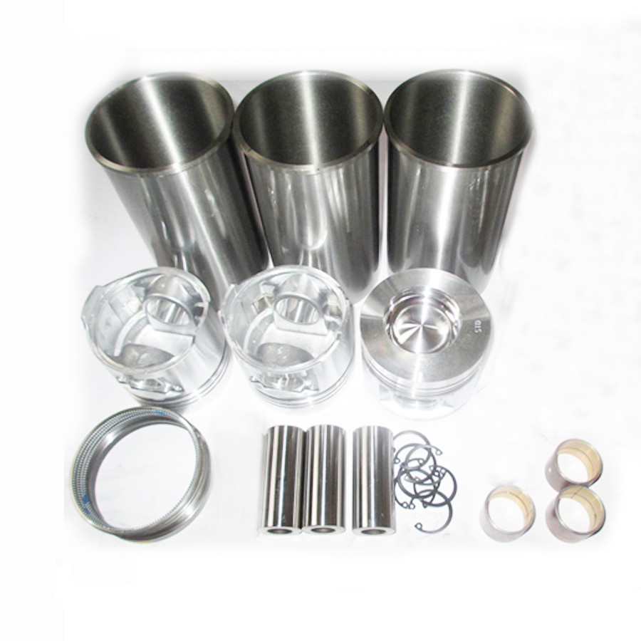 Compatible avec Komatsu Engine 3D84 Yanmar Engine 3TNV84 Cylinder Liner Kit Moteur 4 Matching