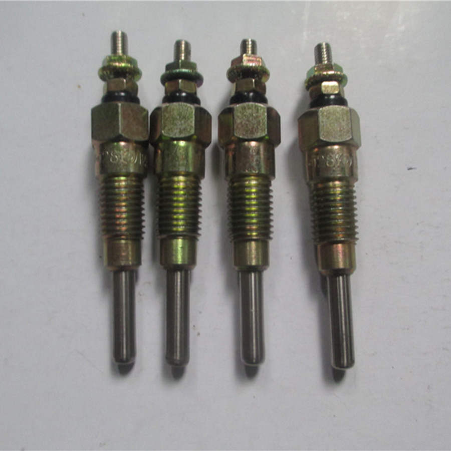 Compatible avec Yanmar Engine 4TNE106D 4TNE106T Moteur Komatsu 4D106D 4D106T Glow Plug 4 Unités 1 Set