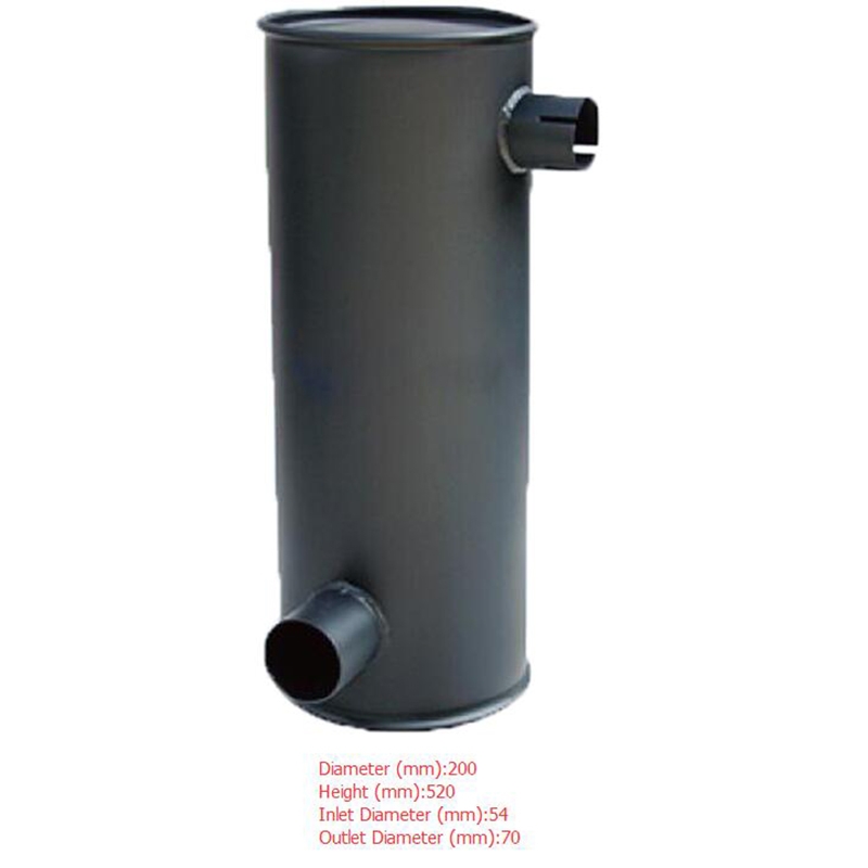 Con?u pour s'adapter à Hitachi Excavator EX60-5 - Silencieux silencieux