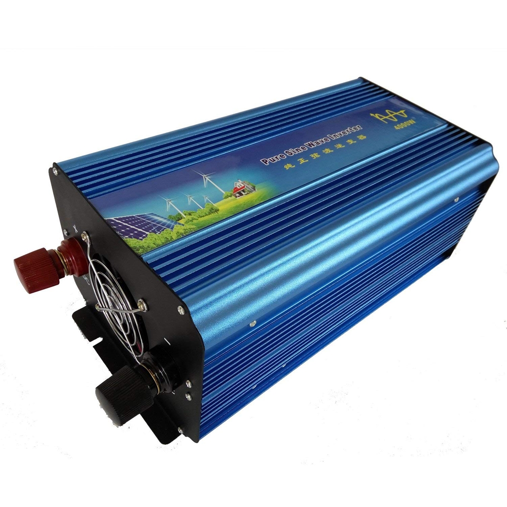 Compatible avec les nouveaux DC12V à AC200-240V 4000W Puissance pure Sinus Onduleur DC12V à AC200-240V,4000 W