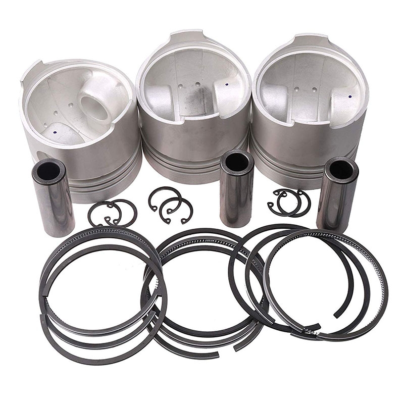 Fonctionne bien avec le moteur Kubota D1005 - Piston & Piston Ring Set STD 76mm