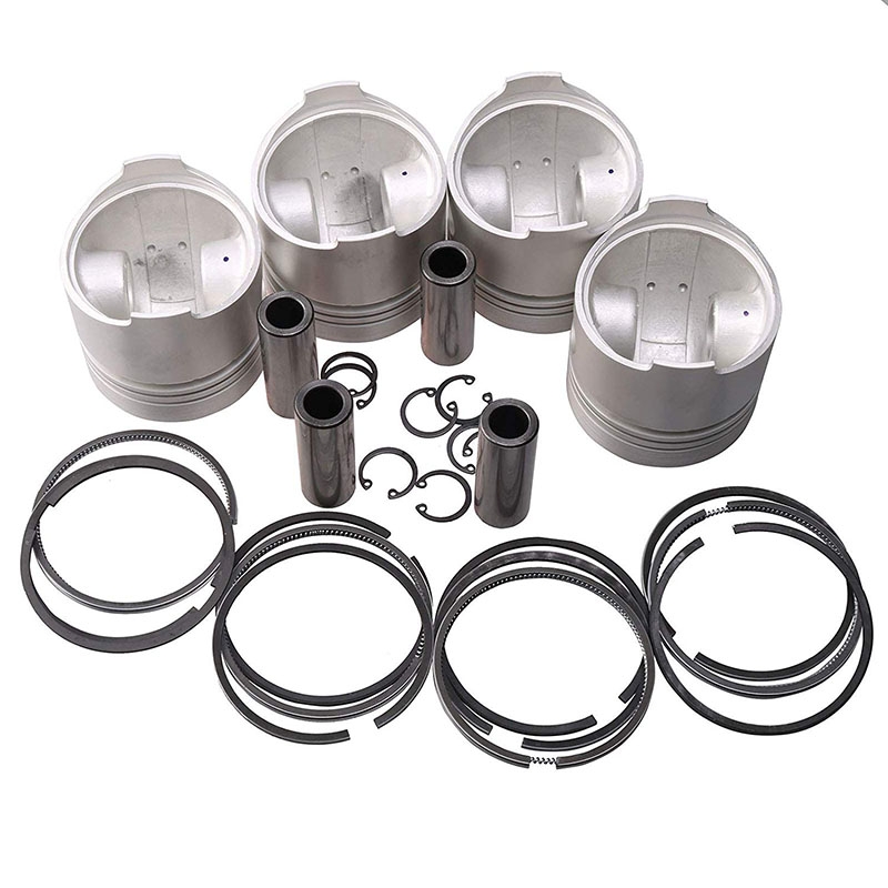 Parfait pour le moteur Kubota V1512 - Piston & Piston Ring Set STD 76mm