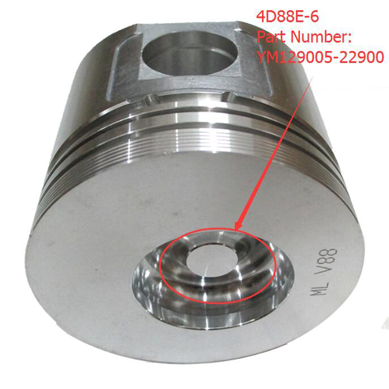 Compatible avec l'excavateur Hitachi ZX50U-2 ZX48U-3 ZX50U-3 Yanmar 4TNV88 Komatsu 4D88-6 4D88-6E 4D88E Moteur 4 allumettes 4D88E-6 ZX48U-3F,ZX50U-3,ZX50U-3F,ZX50U-3U,ZX50UNA-3,ZX52U-3,ZX52U-3F,ZX50U-2