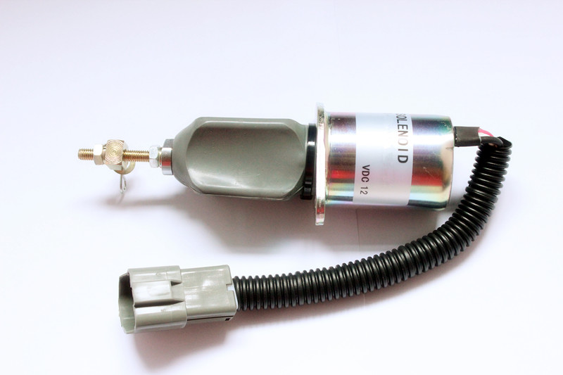 Compatible avec le moteur Yanmar 4TNE98 129953-77811 Stop Soléno?de